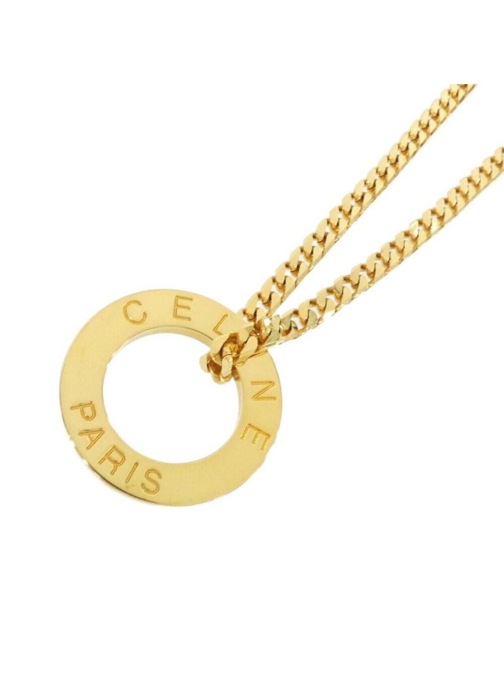 Celine Vintage Necklace Gold - Picture 1 of 5